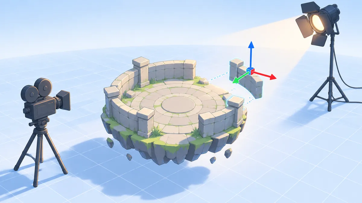 세션 5 · Claude 와 3D 무대 준비